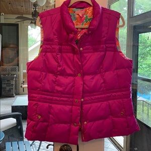 Lilly Pulitzer down vest